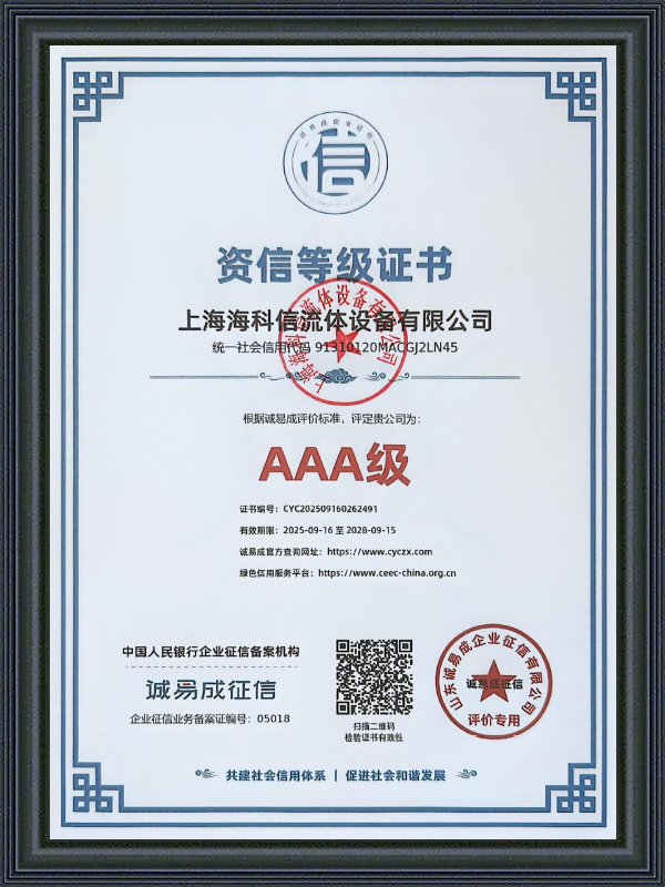 Certificado de calificación crediticia AAA